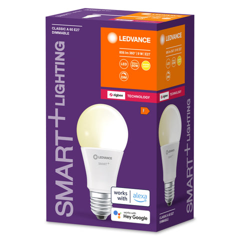 Ampoule LED LEDVANCE WIFI SMART+, RVB, 4,9W, 470lm, E14 pack de 3