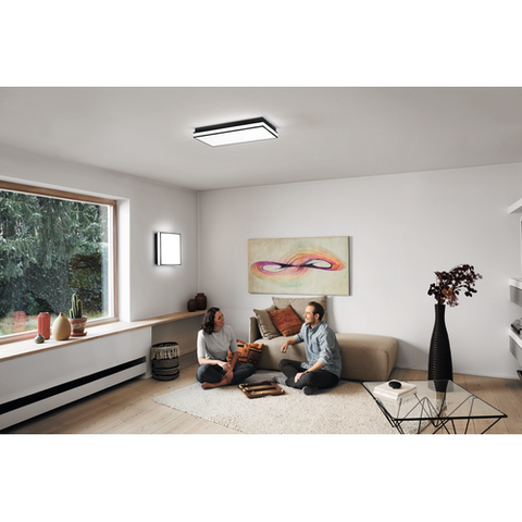 LEDVANCE Wifi SMART+ ORBIS MAGNET plafoniera LED 45x45cm tunable white 42W / 3000-6500K nero