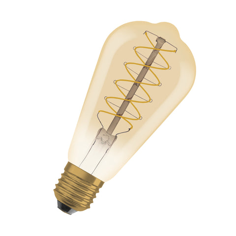 Ampoule LED OSRAM Vintage 1906, teinte dorée, 7W, 600lm
