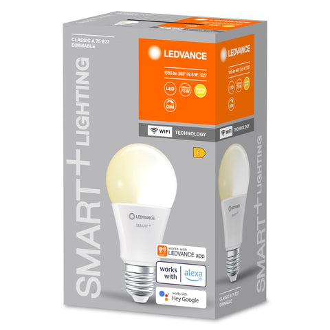 Lampe LED LEDVANCE SMART+ WIFI, aspect dépoli, 9,5W, 1055lm