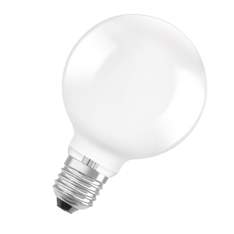 OSRAM Lampe LED classe d'efficacité énergétique A Filament Classic Globe Matt, 4W/3000K, E27