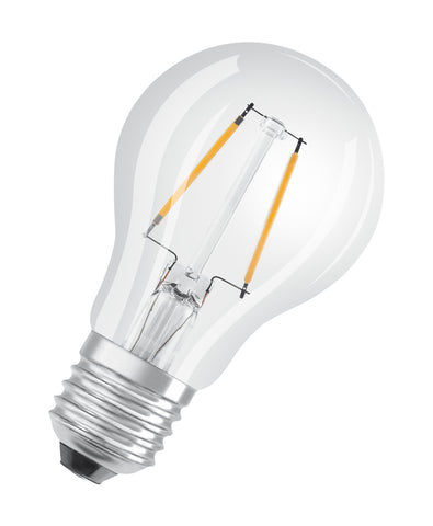 OSRAM LED Retrofit Classic A lampada chiara (ex 15W) 1.5W / 2700K bianco caldo E27