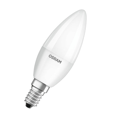 Lampe OSRAM LED BASE CLASSIC B mat (ex 40W) 5.5W / 4000K blanc froid E14