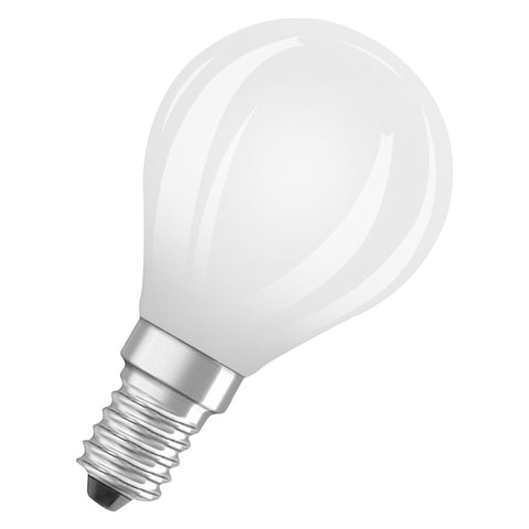 OSRAM Lampada LED a filamento dimmerabile con attacco E14, bianco caldo (2700K), forma a goccia, 6,5W, ricambio per lampadina da 60W, opaca, retrofit LED CLASSIC P DIM
